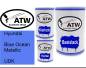 Preview: Hyundai, Blue Ocean Metallic, UDK: 500ml Lackdose + 500ml Klarlack + 250ml Härter - Set, von ATW Autoteile West.